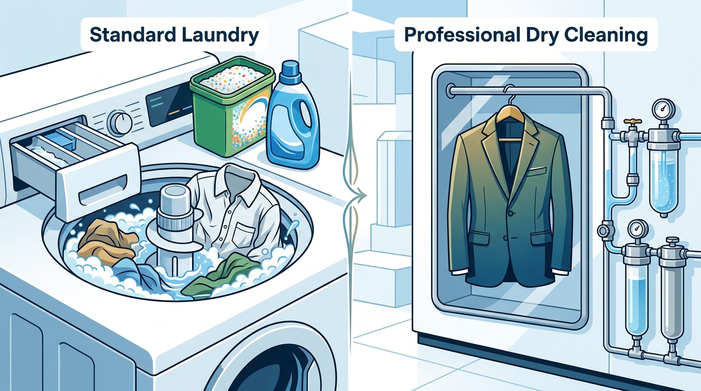 Standard Laundry vs Professional Dry Cleaning: Key Differences