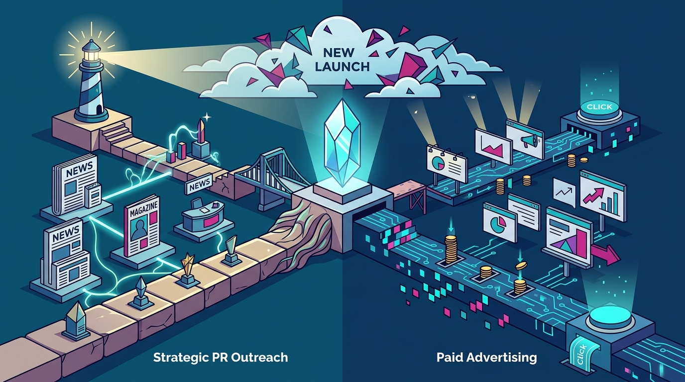Strategic PR vs Paid Advertising for Brand Awareness