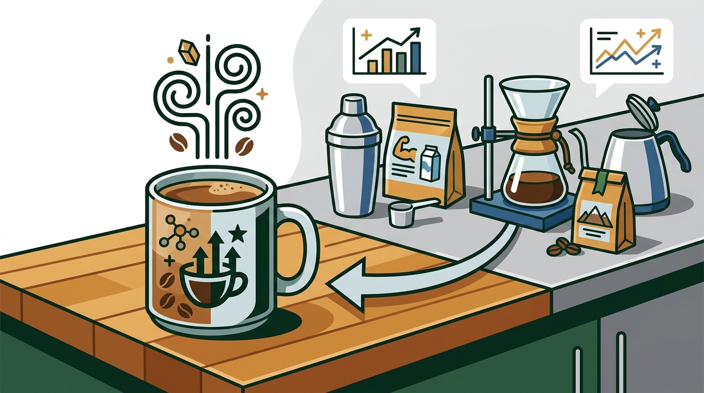 Quick On-The-Go Coffee With Protein