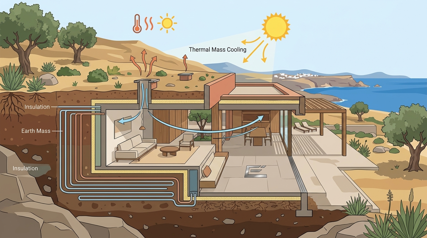 Earth-Sheltered Architecture Benefits for Hot Climates