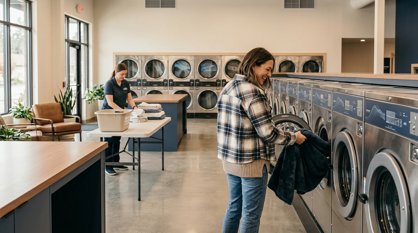 Large Full-Service Laundromat Near Shoreline WA