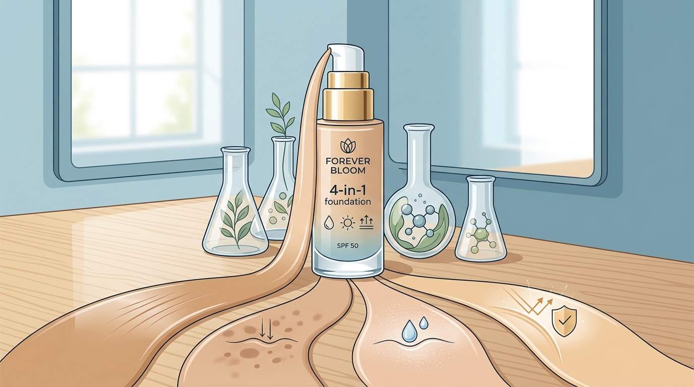 How to Solve Skin Concerns with 4-in-1 Foundation