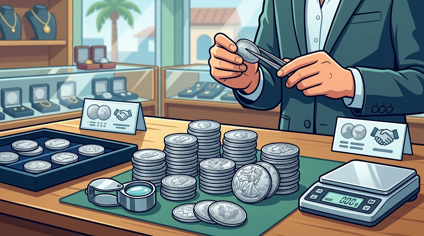 Can I Sell Silver Coins at a Local Jewelry Store?