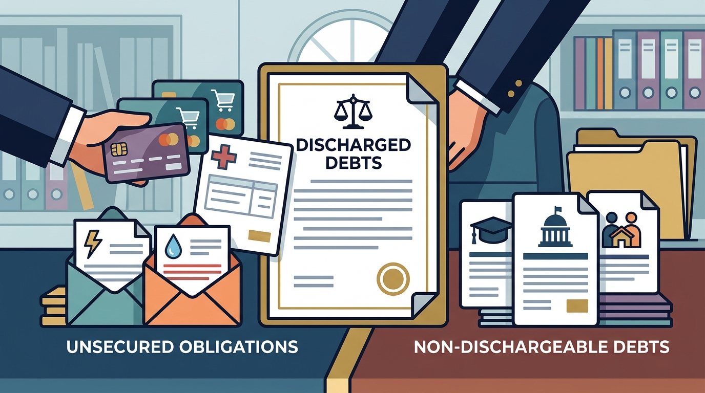 What Debts Can Be Discharged Through Personal Bankruptcy?