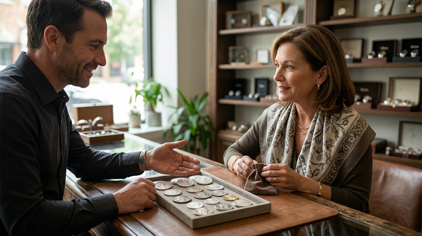 Can I Sell Silver Coins at a Local Jewelry Store?