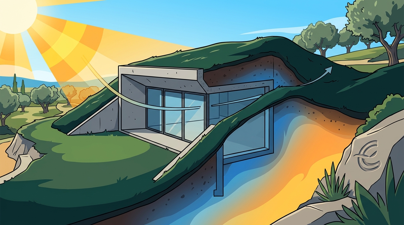 Benefits of Earth-Sheltered Architecture in Hot Climates