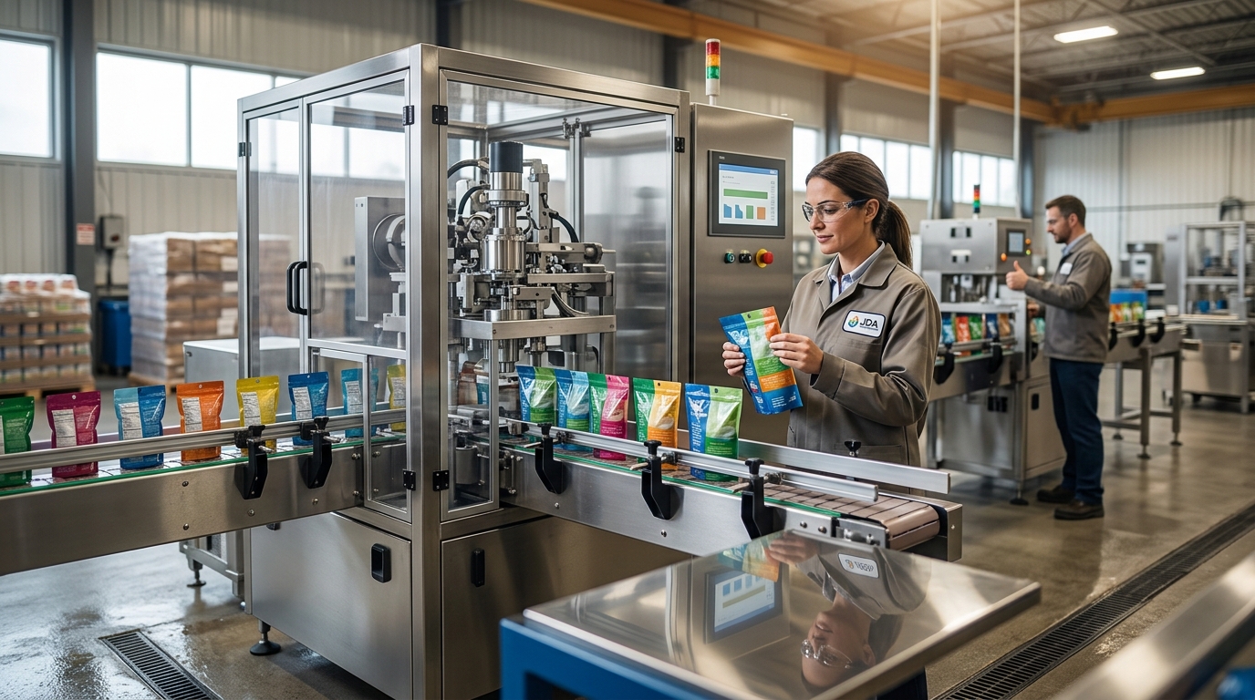 Best Automatic Filling Machine for Premade Standup Pouches