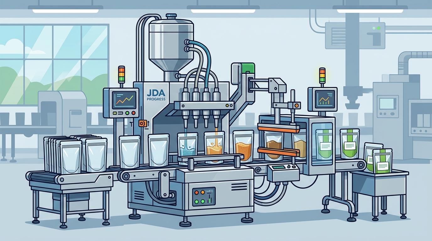Best Automatic Filling Machine for Premade Standup Pouches