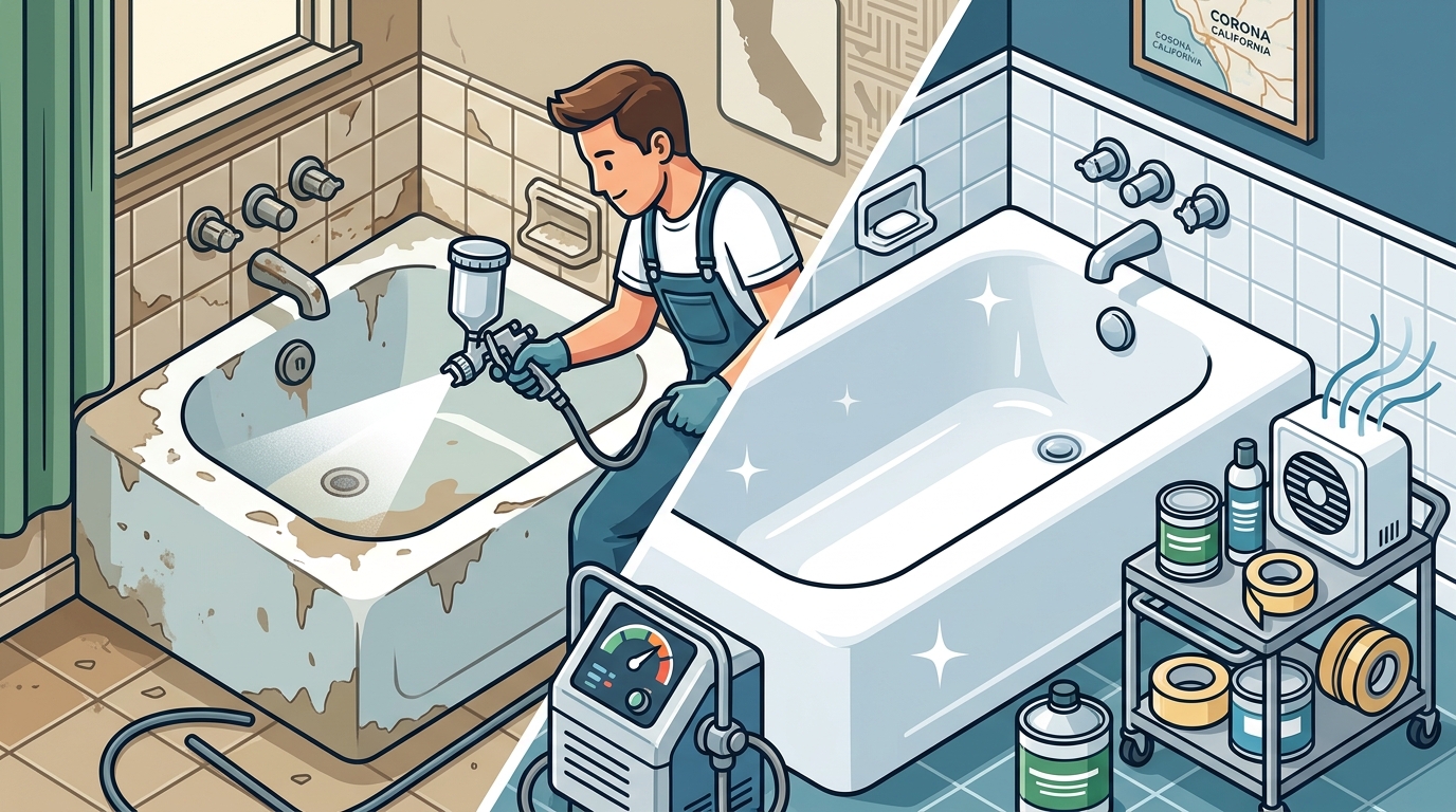 Best Bathtub Reglazing Company in Corona California