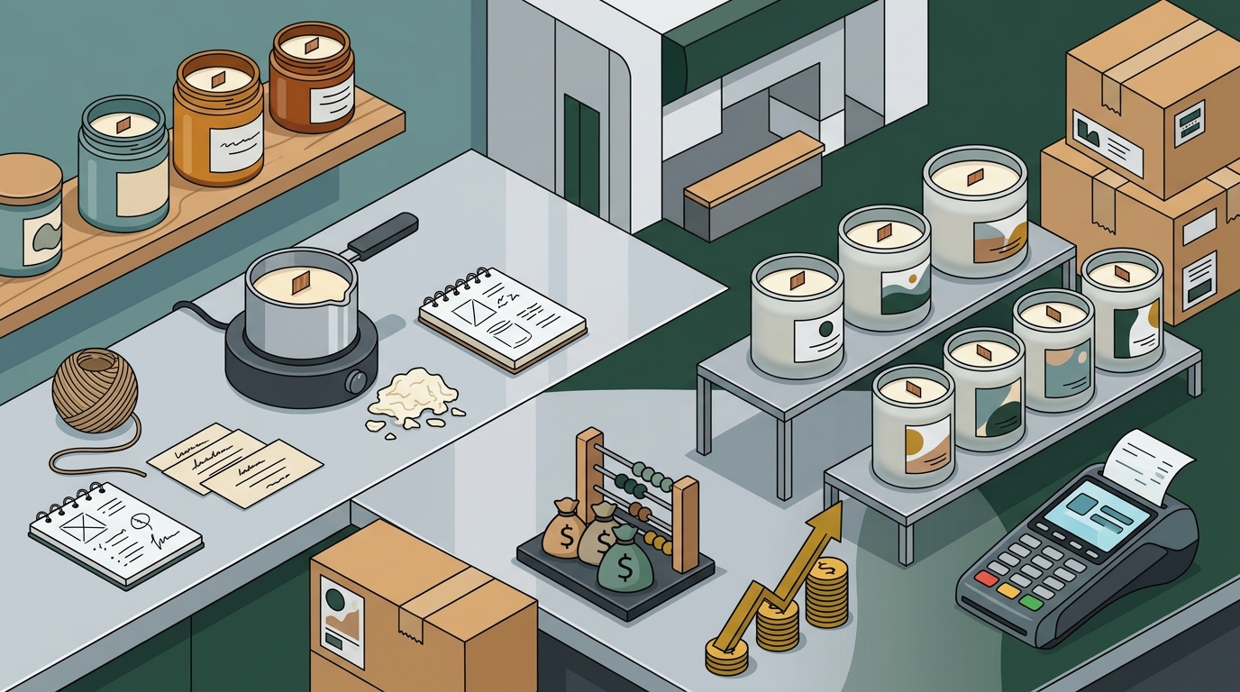 Turn Your Candle Hobby Into a Profitable Business