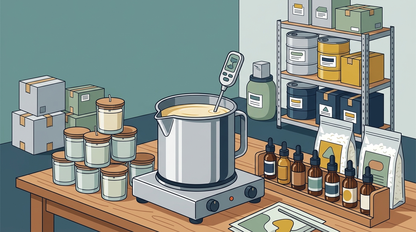Where to Buy Supplies for a Home-Based Candle Company?
