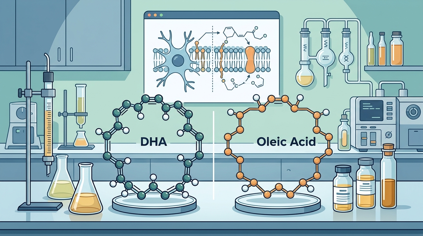 DHA vs. Oleic Acid: Lipid Science for Brain Health