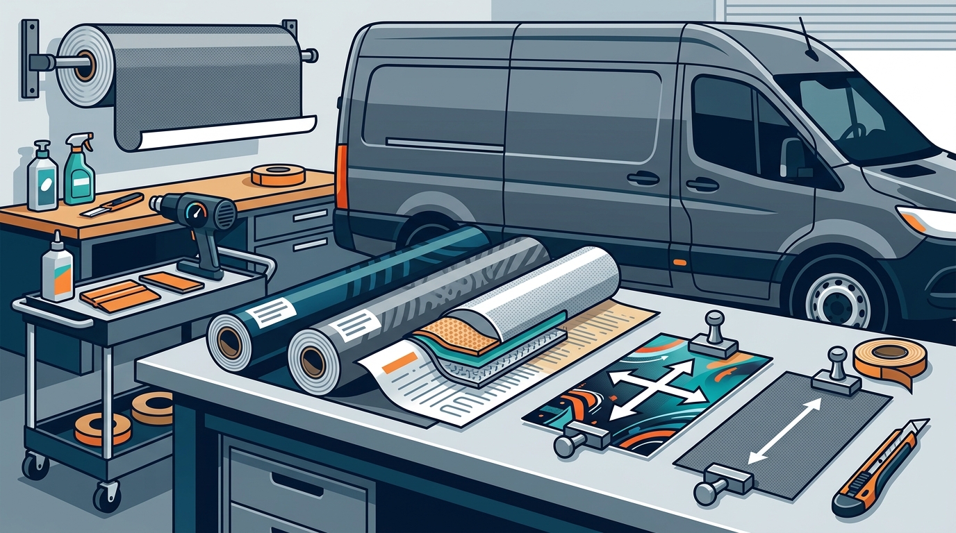 How to Choose Commercial Vehicle Wrap Material