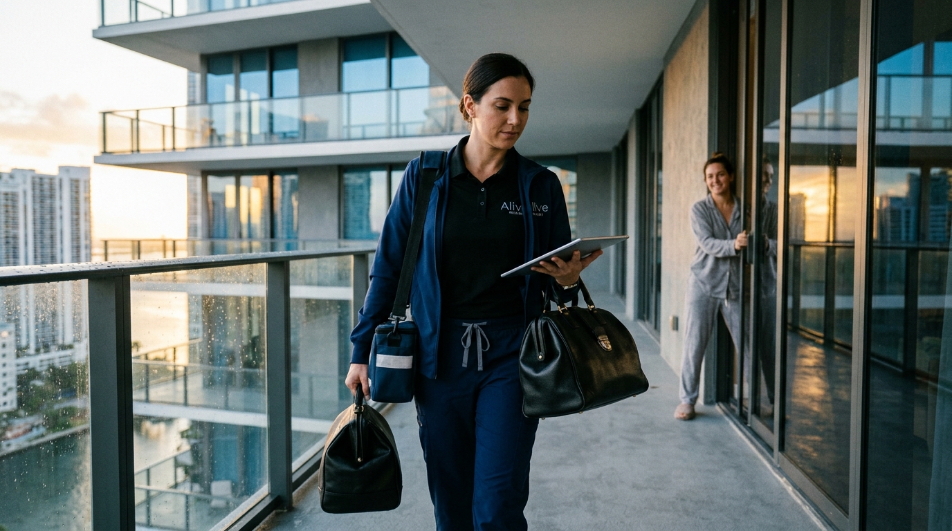 Who Offers Mobile IV Therapy in Miami or Brickell?