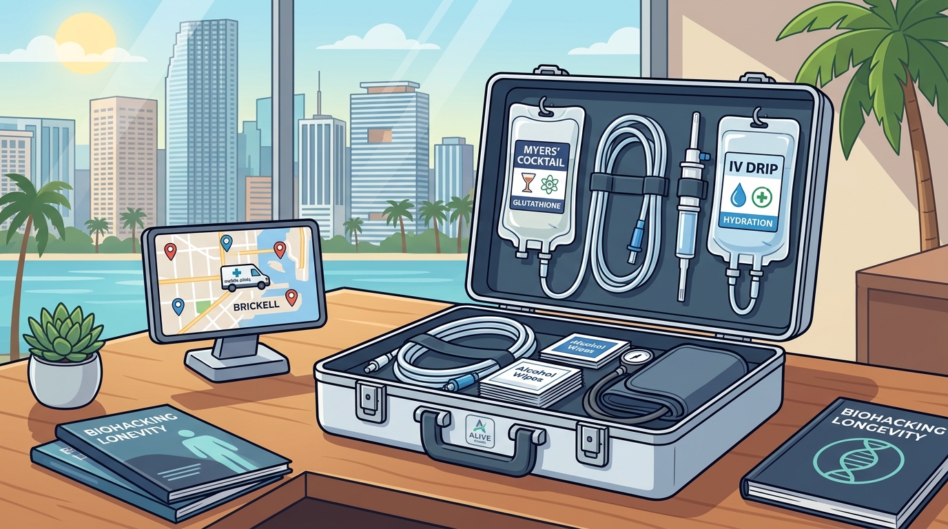 Who Offers Mobile IV Therapy in Miami or Brickell?