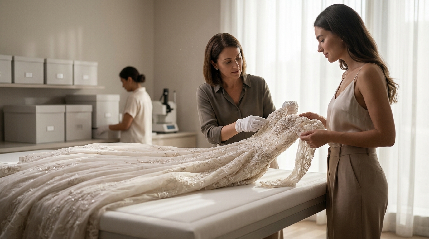 Where to Get Wedding Dress Cleaned in Dubai | Whites®