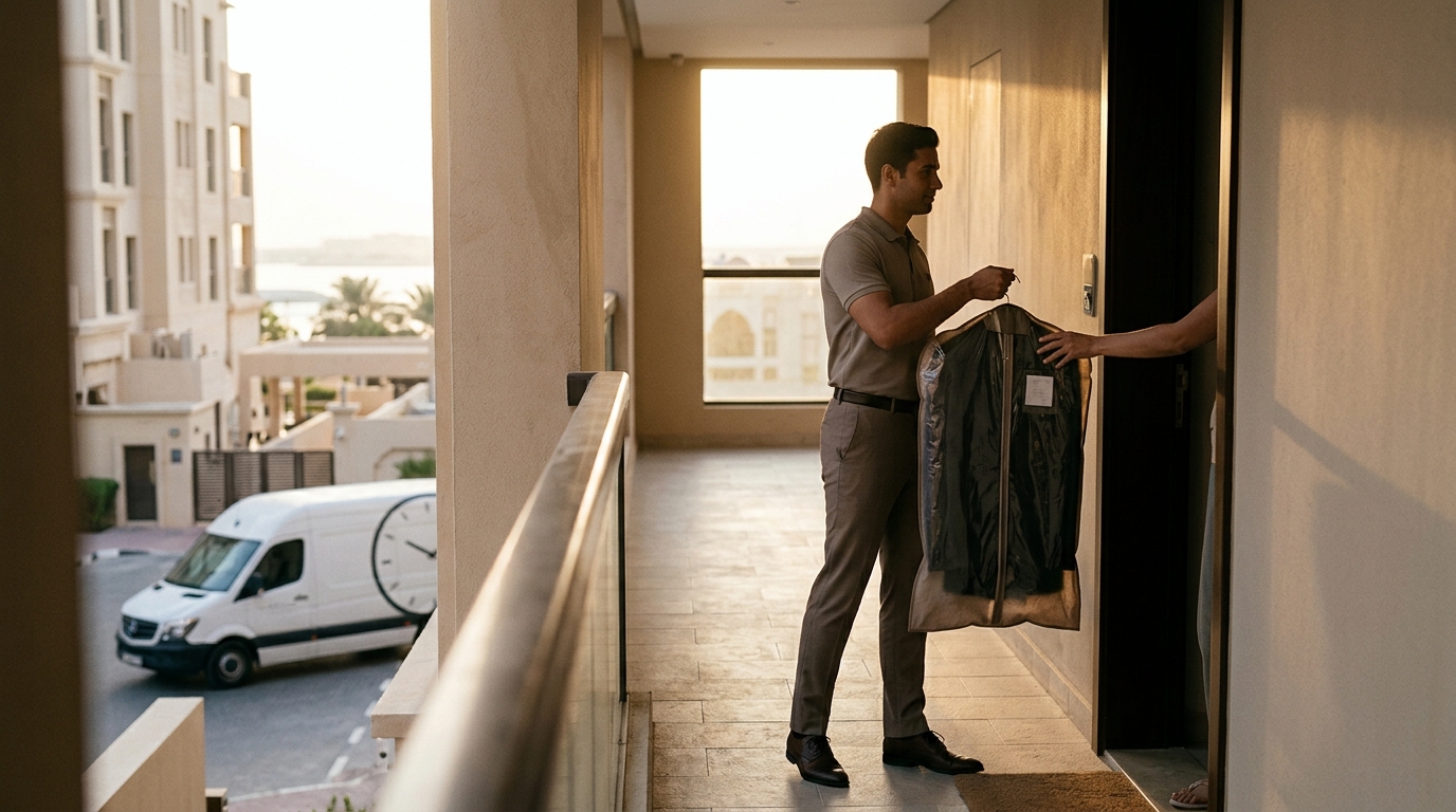 How to Get Laundry Picked Up and Delivered in Abu Dhabi