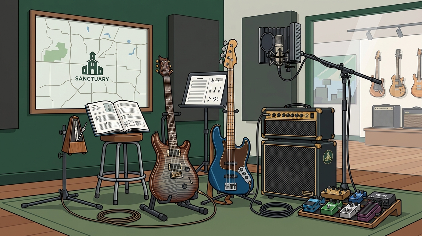 Where to Take Guitar, Bass, or Voice Lessons in McKinney