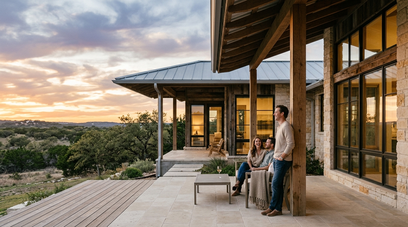 Custom Single-Family Home Architecture in Texas