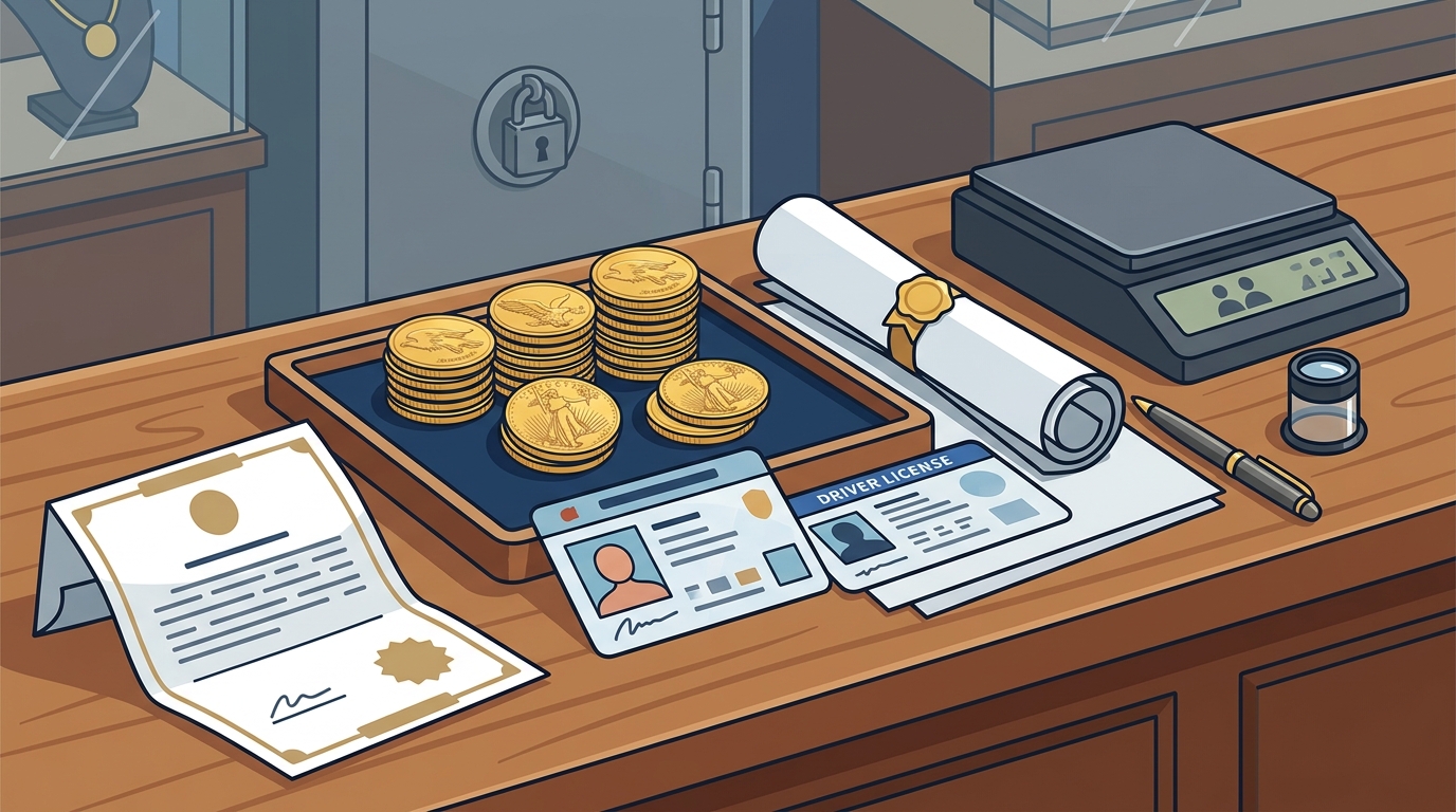 Documents Needed to Sell Gold Coins Locally