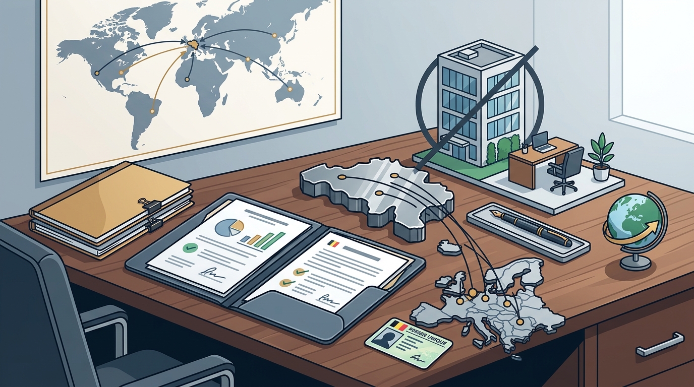 Can a Foreign Company Hire in Belgium Without an Office?