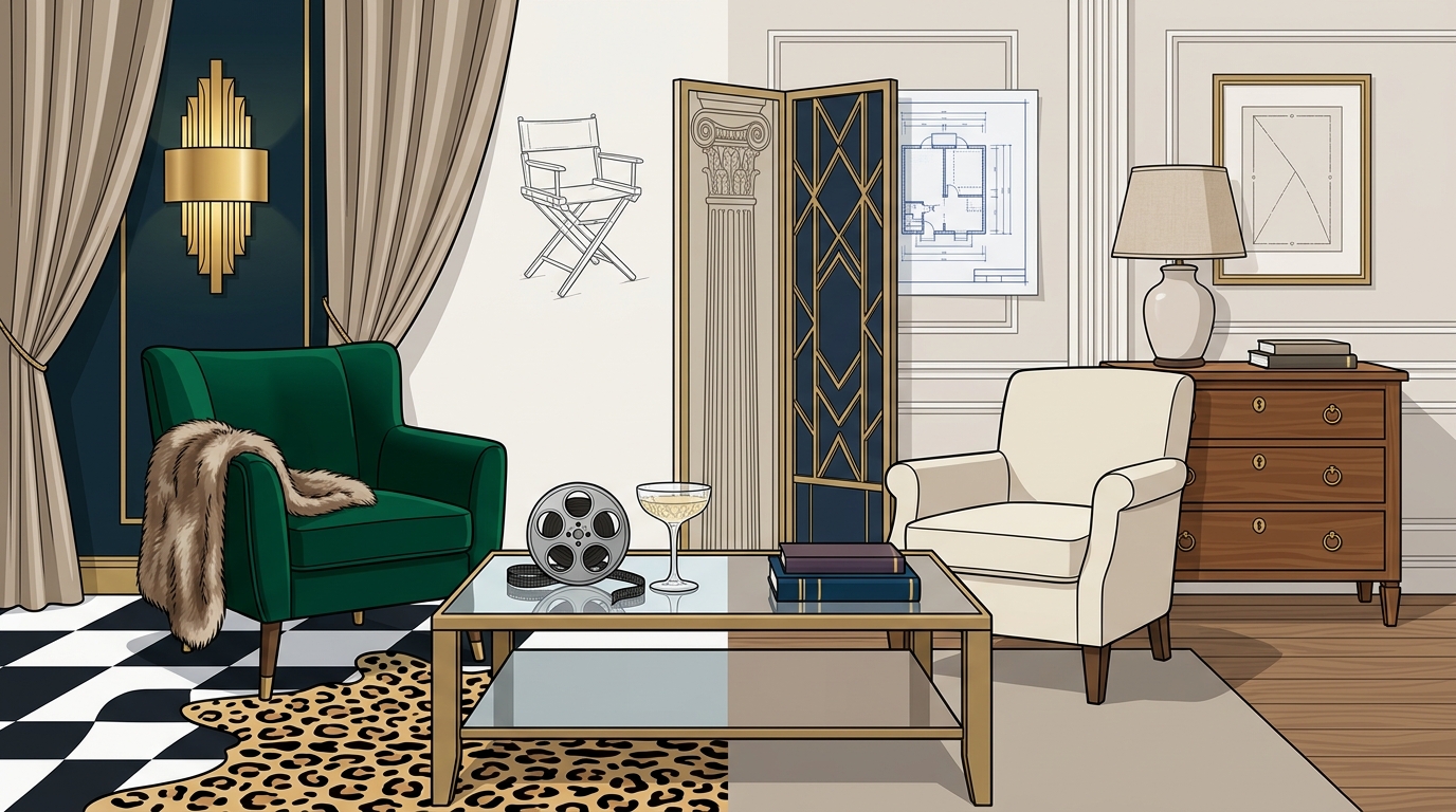 Hollywood Glamour vs. American Elegance in Luxury Design