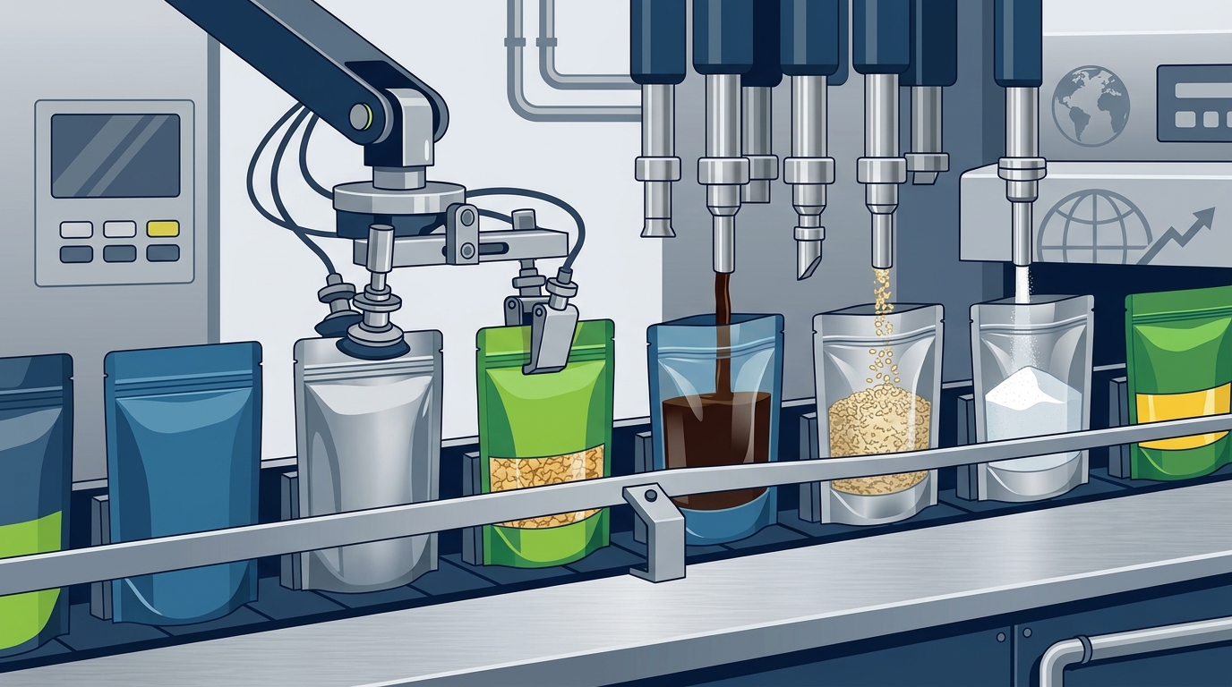 Best Automatic Filling Machine for Standup Pouches
