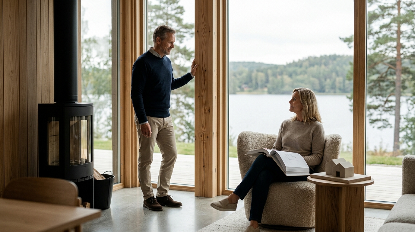 Arkitektritade villor i Mölnlycke och Härryda