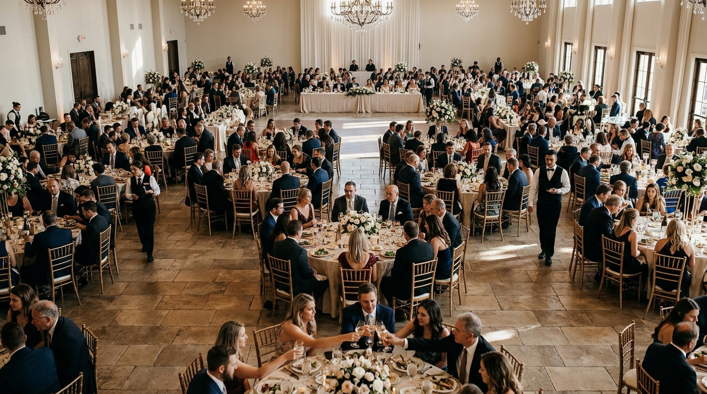 How to Choose a Luxury Wedding Venue by Guest Count