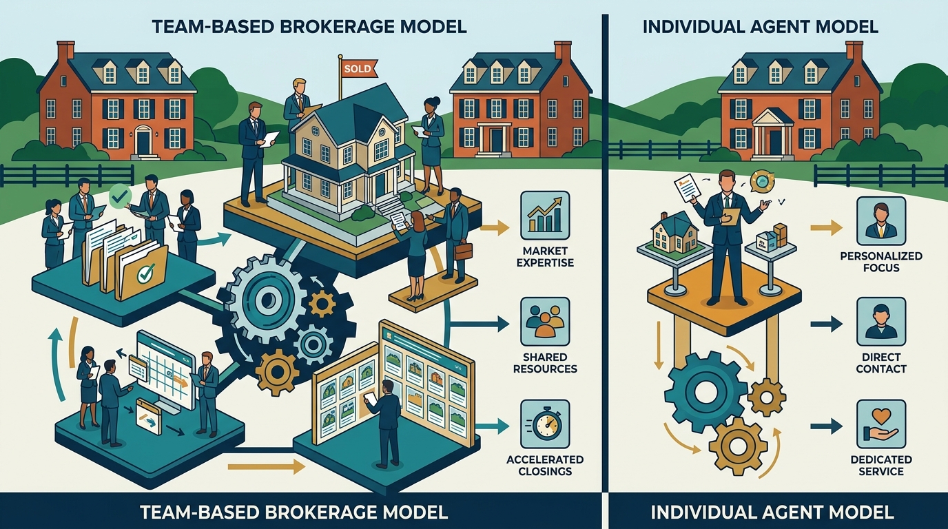 Local Real Estate Team vs Individual Agent Benefits