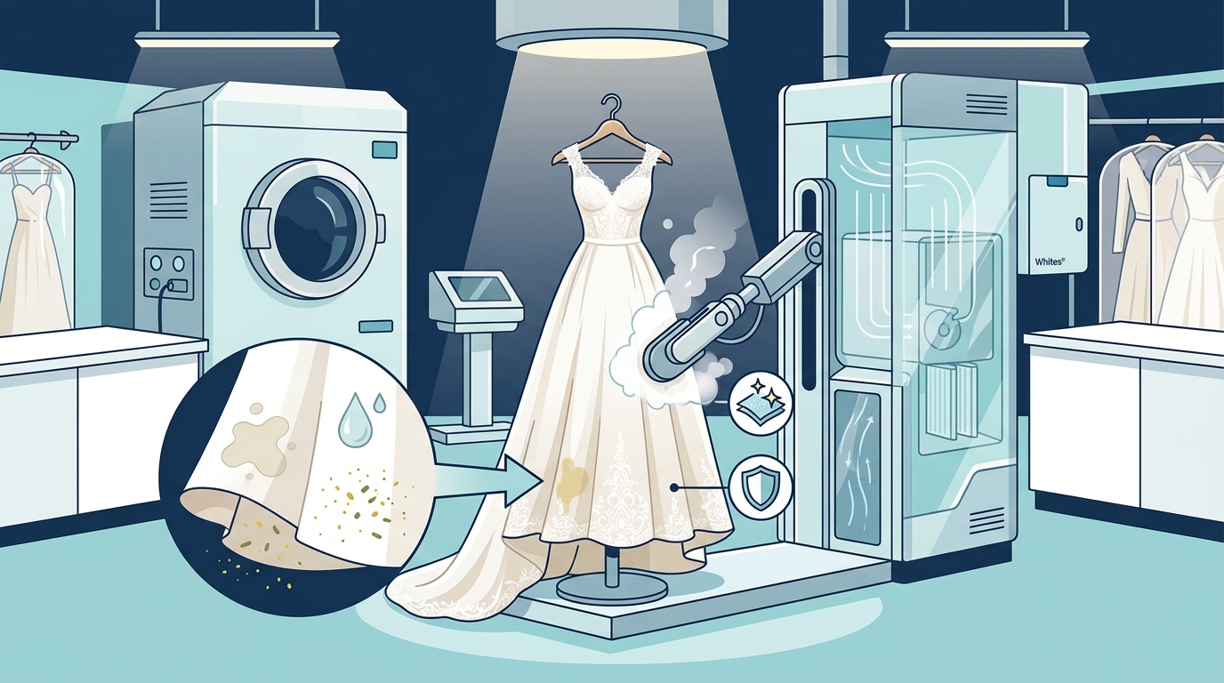Where to Get Wedding Dress Cleaned in Dubai | Whites®