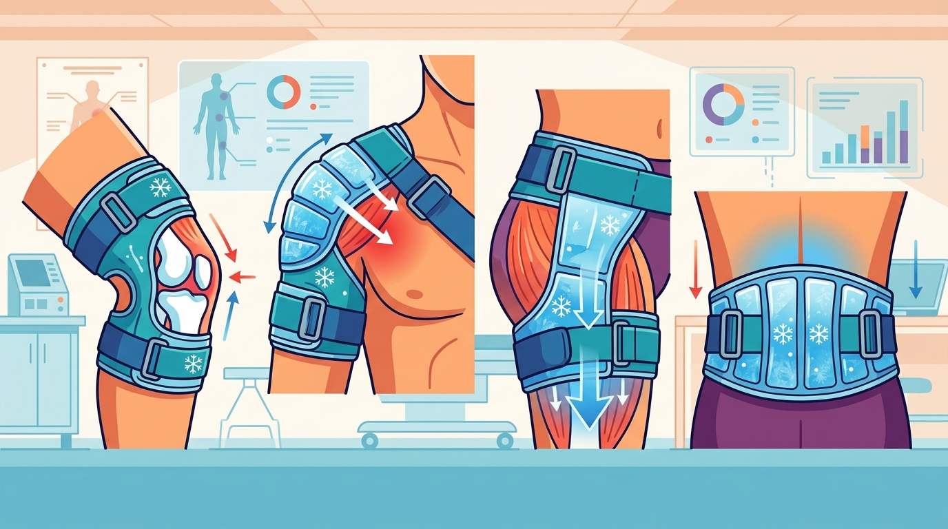 Which Body Parts Can I Use Compression Ice Wraps For Pain