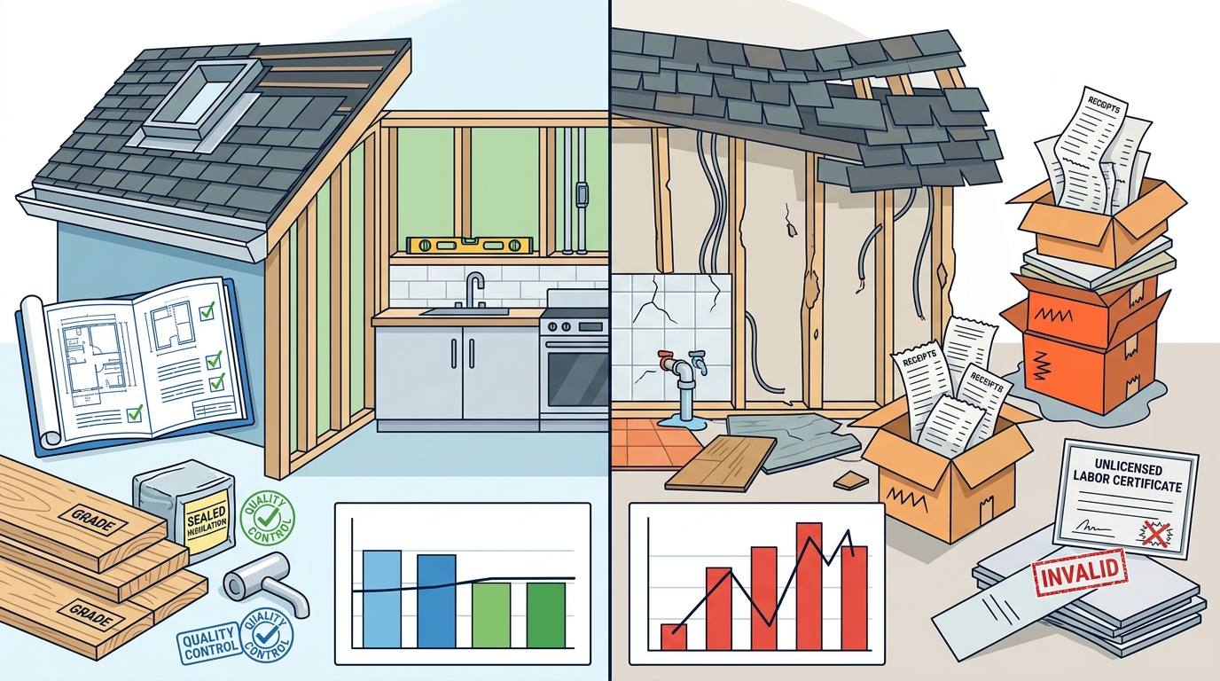 Professional vs Cheap Home Remodeling: Key Differences
