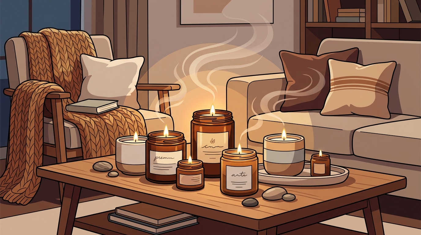 Best Handcrafted Candles for Cozy Living Room Ambiance
