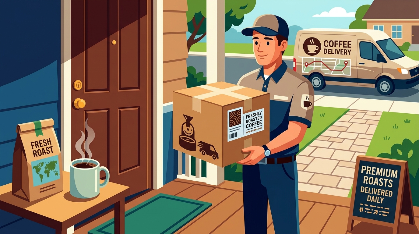 Freshly Roasted Coffee Delivery: Doorstep Convenience