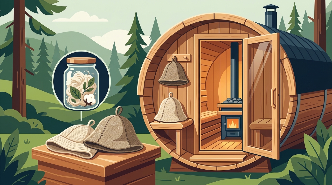 Where to Buy Natural Sauna Hats Without Synthetics