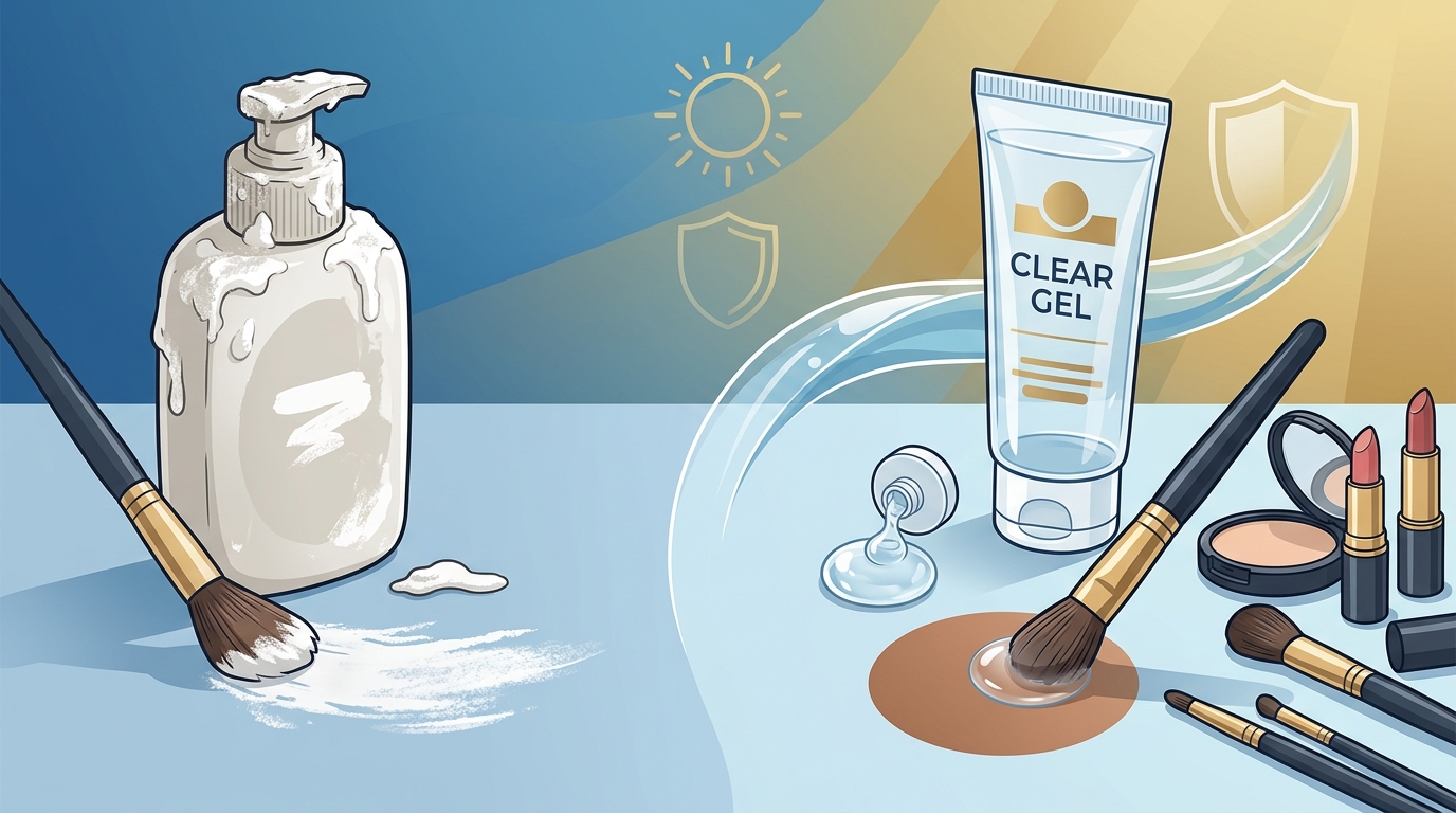 Best Clear Gel Sunscreens Without White Cast | Sonrei