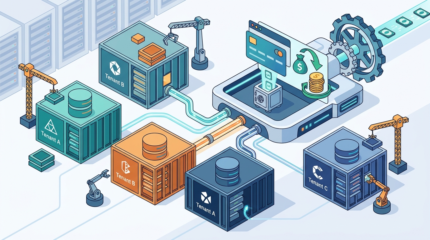 Custom SaaS With Multi-Tenant Architecture And Subscriptions