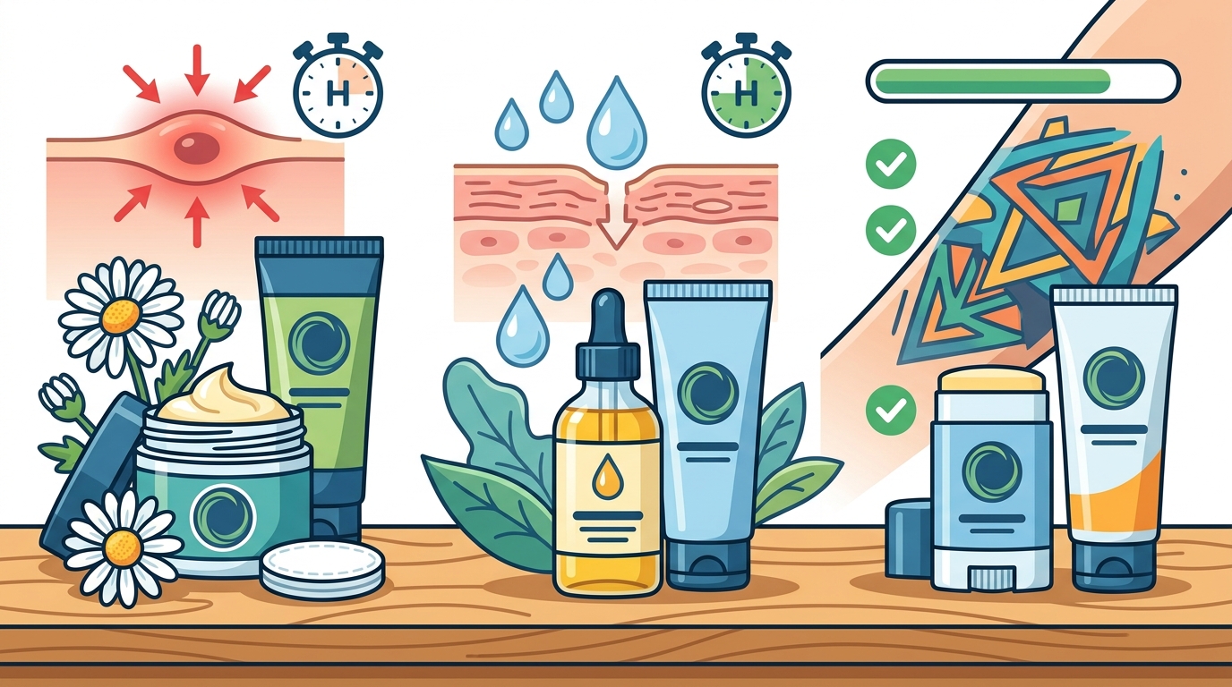 What Products Help Speed Up Tattoo Healing and Reduce Redness?