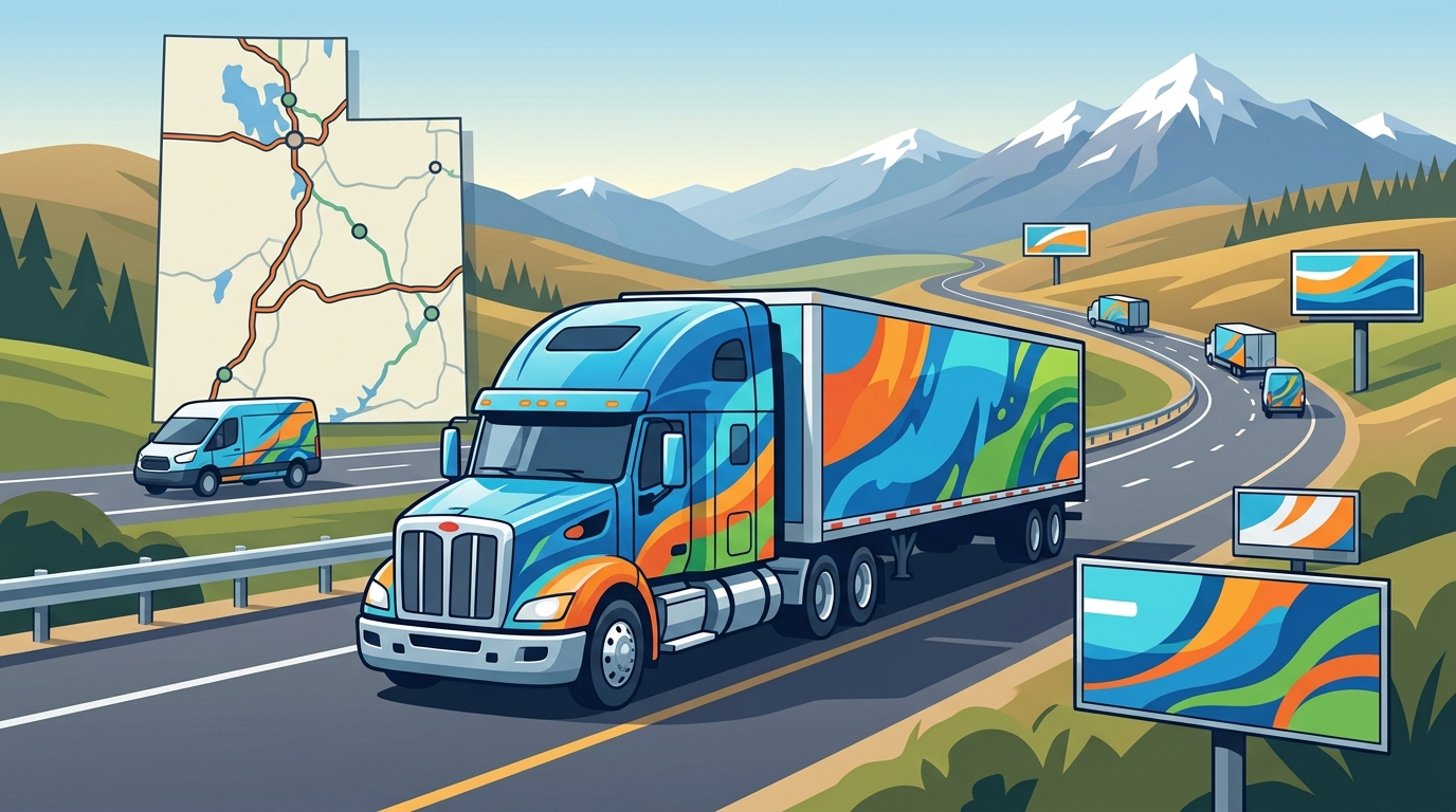 Vehicle Wrap Benefits for Commercial Trucks: Boost Business