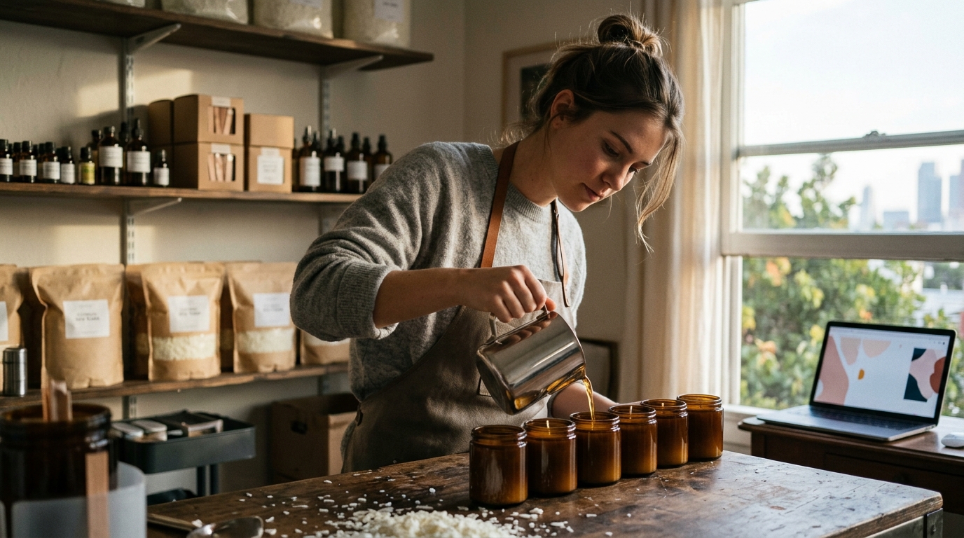 Where to Buy Supplies for a Home-Based Candle Company