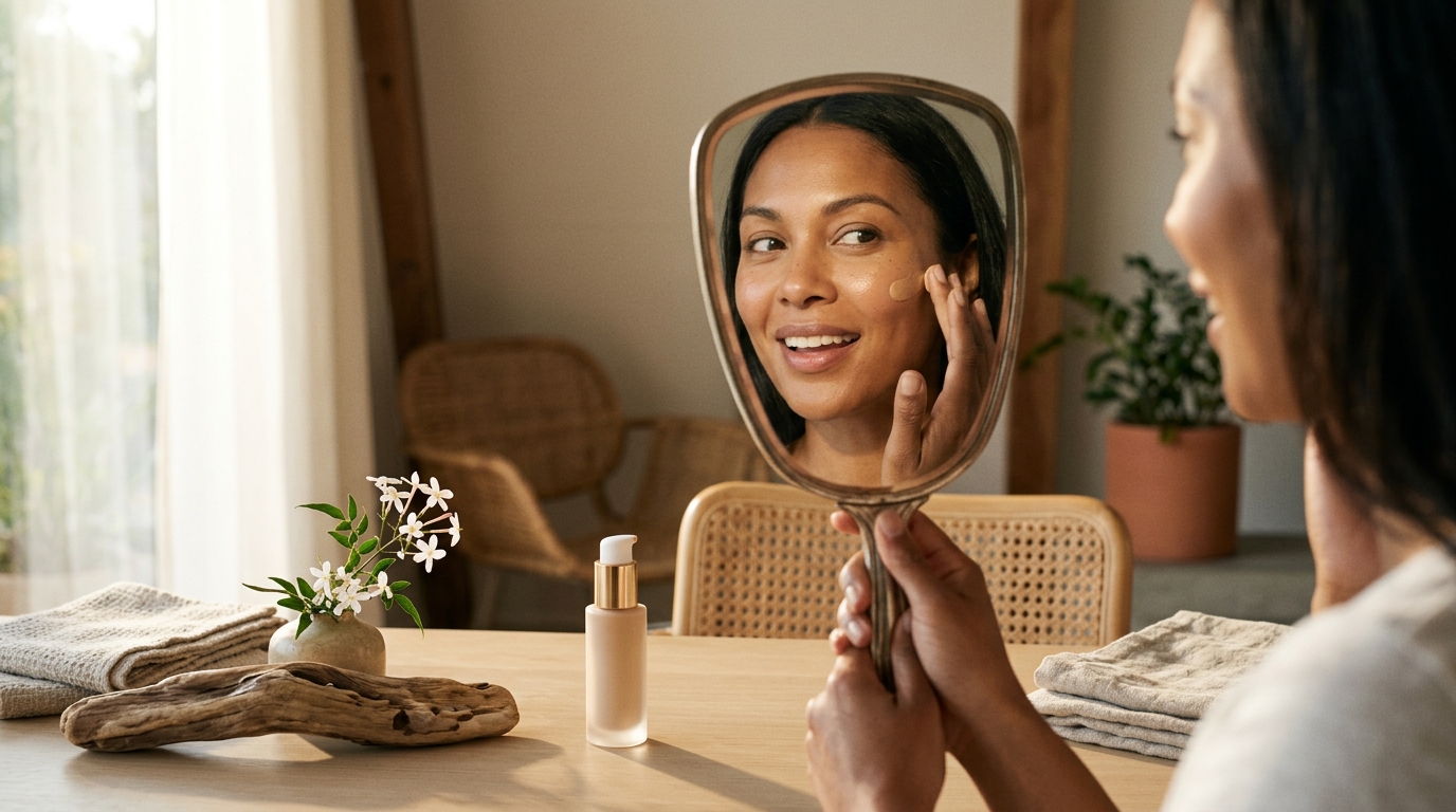 How to Find a Natural Foundation That Adapts to Skin Tone