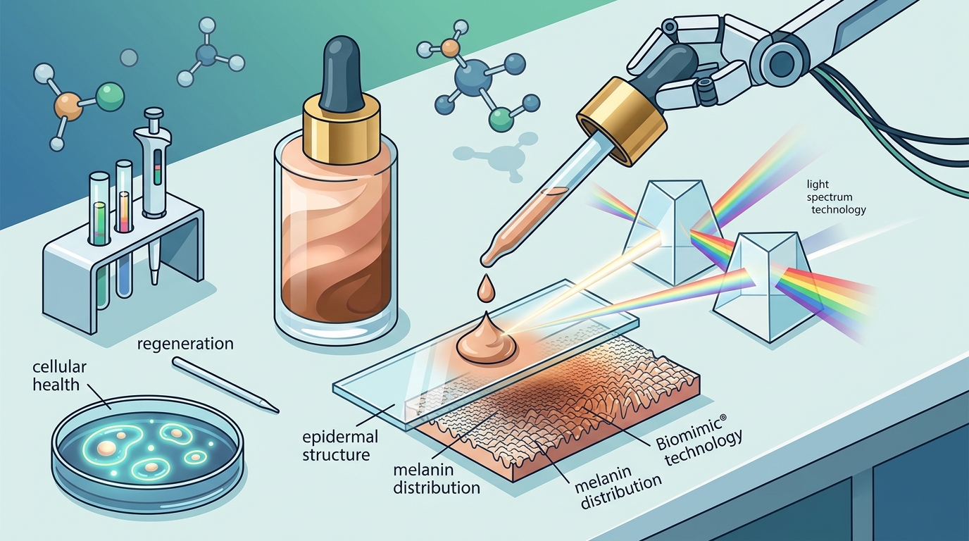 How to Find a Natural Foundation That Adapts to Skin Tone