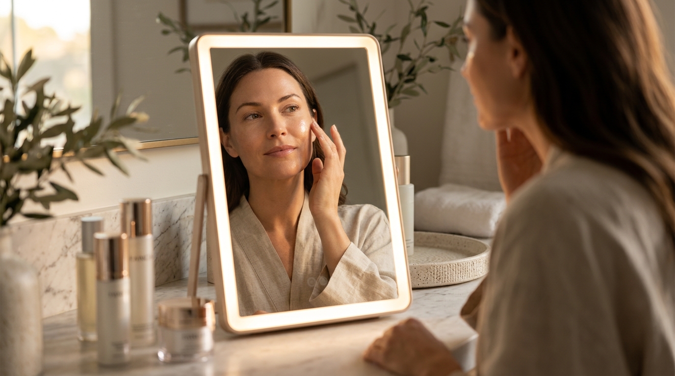 Benefits of LED Lighted Mirrors for Skin Care