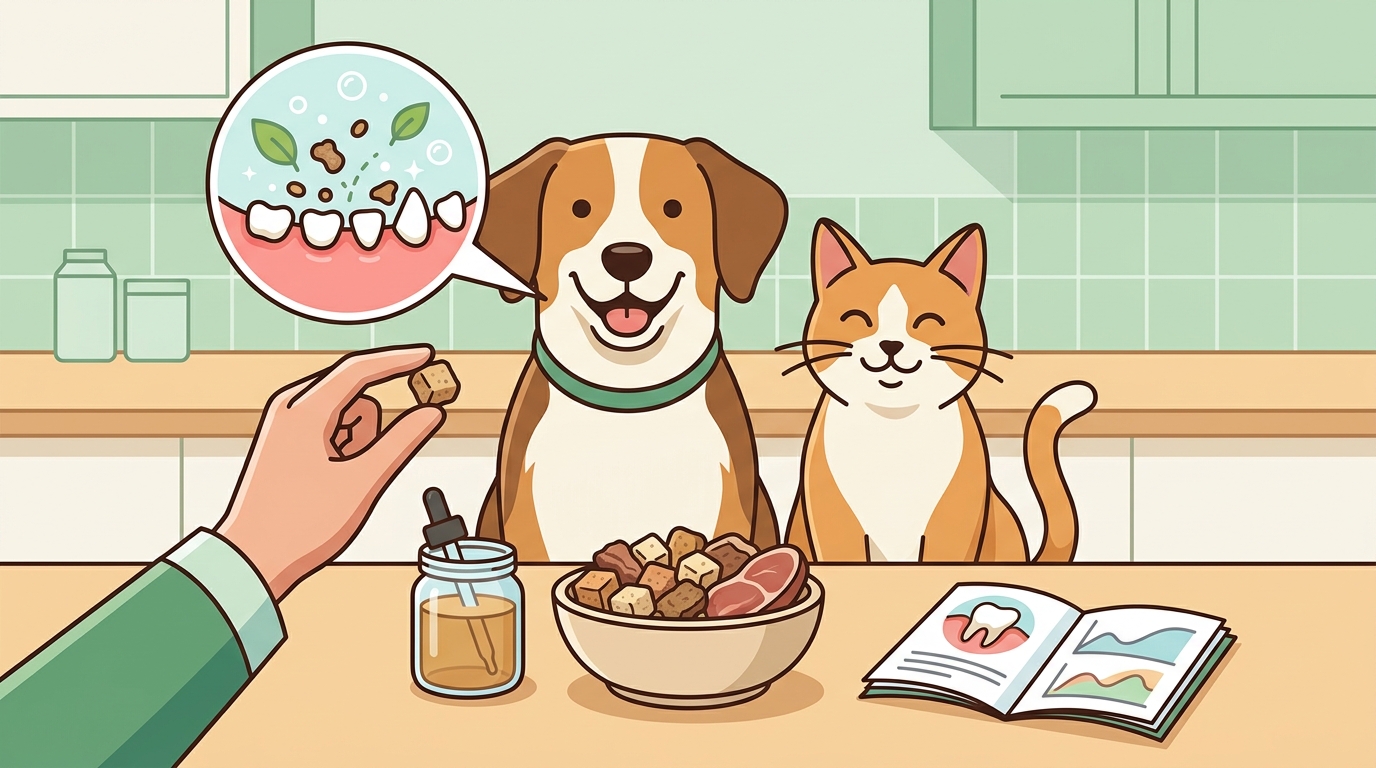 What treats help improve my pet's oral health?