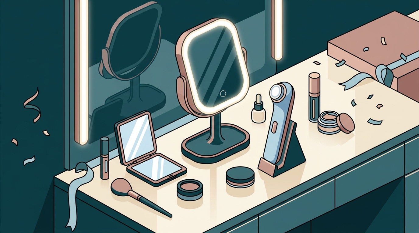 Best Beauty Gifts for Makeup Lovers: LED Mirrors & Tools