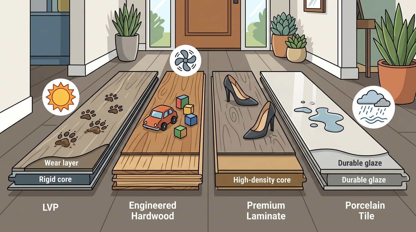 Best Flooring for High-Traffic Southern California Homes