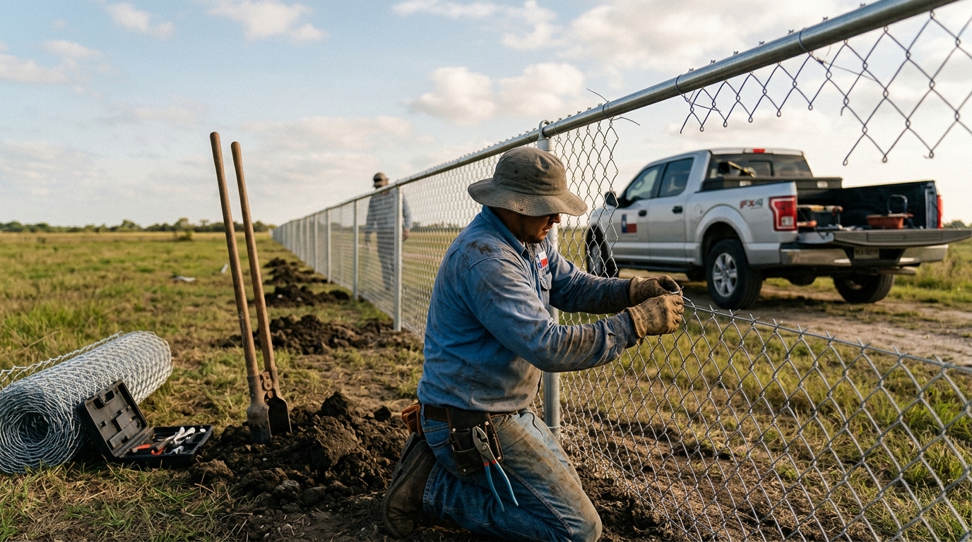 Chain Link Fence Installation Cost in Southeast Texas