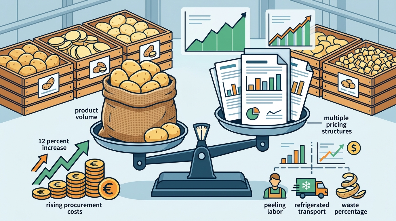 How to Compare Wholesale Prices for Pre-Peeled Potatoes