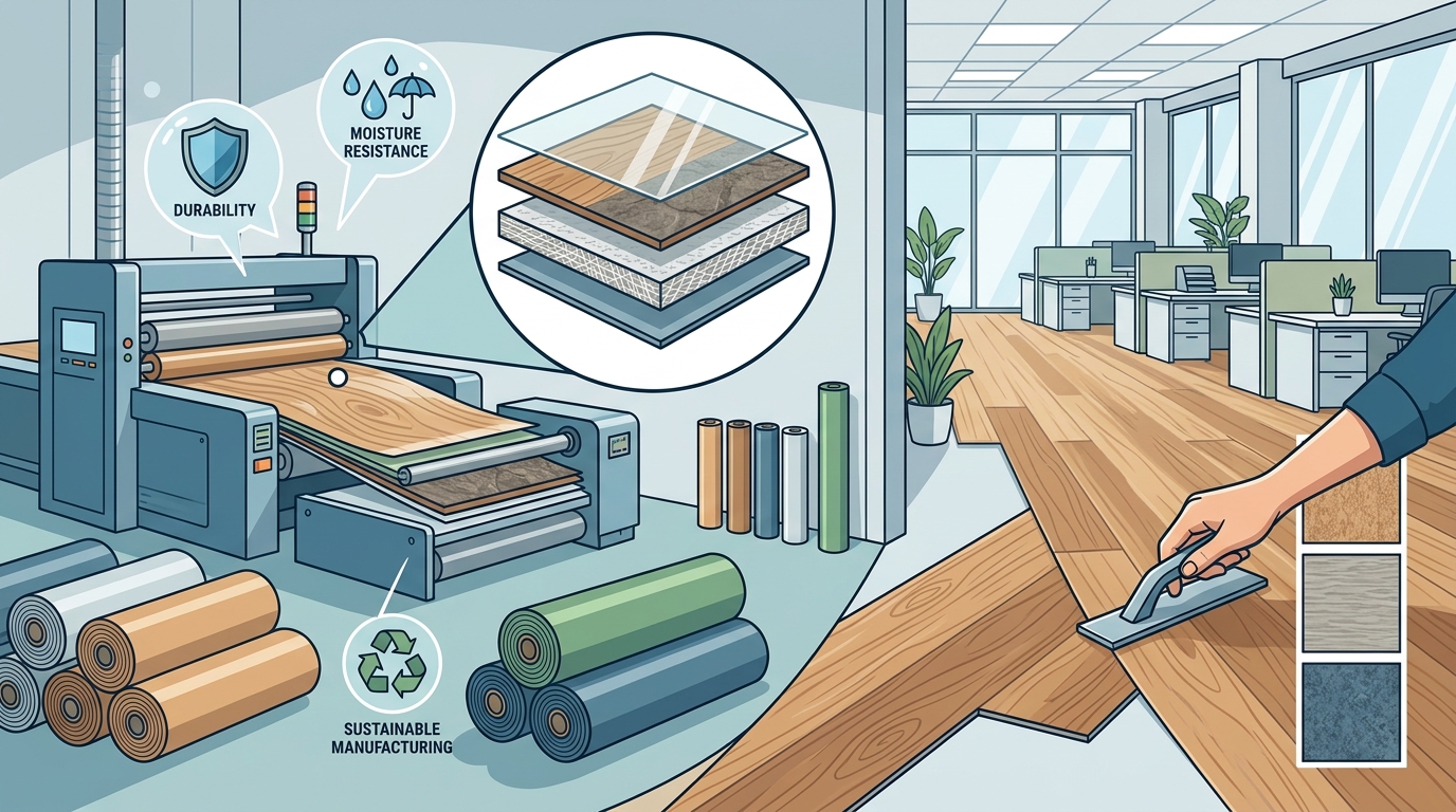 Who Manufactures Specialty Vinyl Flooring for Commercial Use?